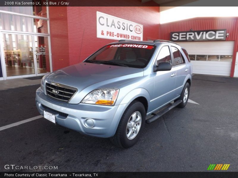 Ice Blue / Gray 2008 Kia Sorento LX