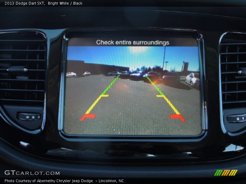 Bright White / Black 2013 Dodge Dart SXT