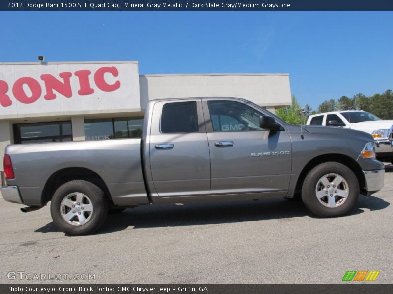 Mineral Gray Metallic / Dark Slate Gray/Medium Graystone 2012 Dodge Ram 1500 SLT Quad Cab