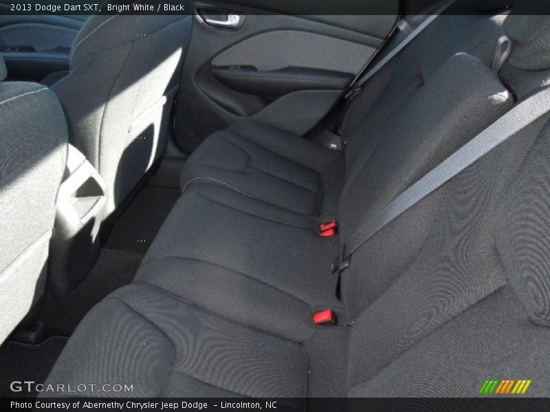 Bright White / Black 2013 Dodge Dart SXT