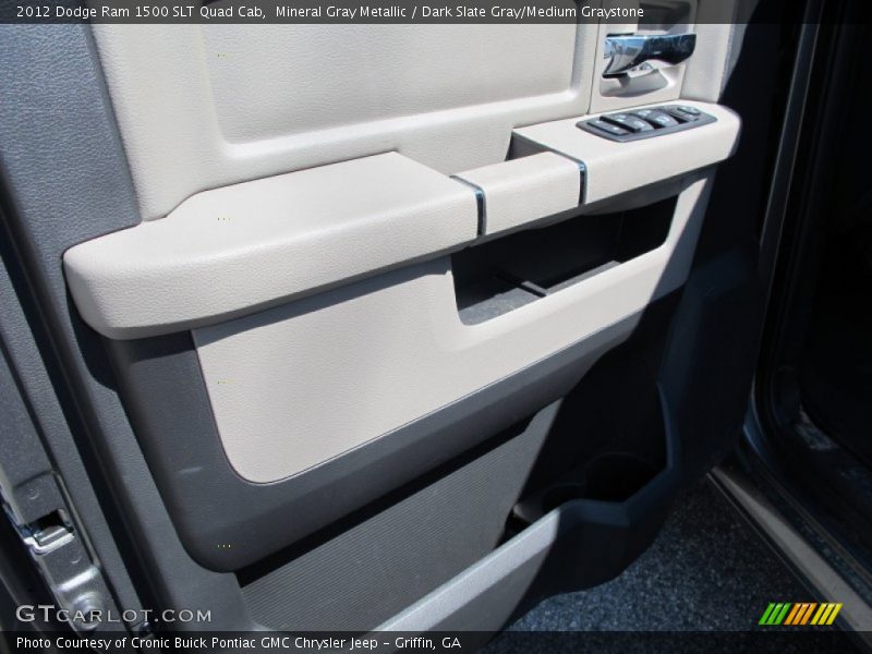 Mineral Gray Metallic / Dark Slate Gray/Medium Graystone 2012 Dodge Ram 1500 SLT Quad Cab