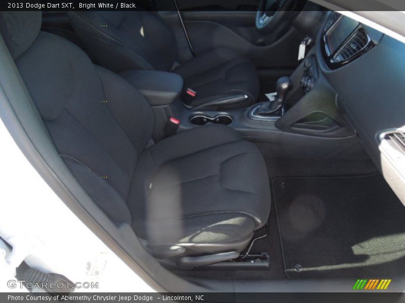 Bright White / Black 2013 Dodge Dart SXT