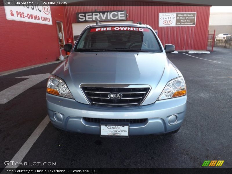 Ice Blue / Gray 2008 Kia Sorento LX