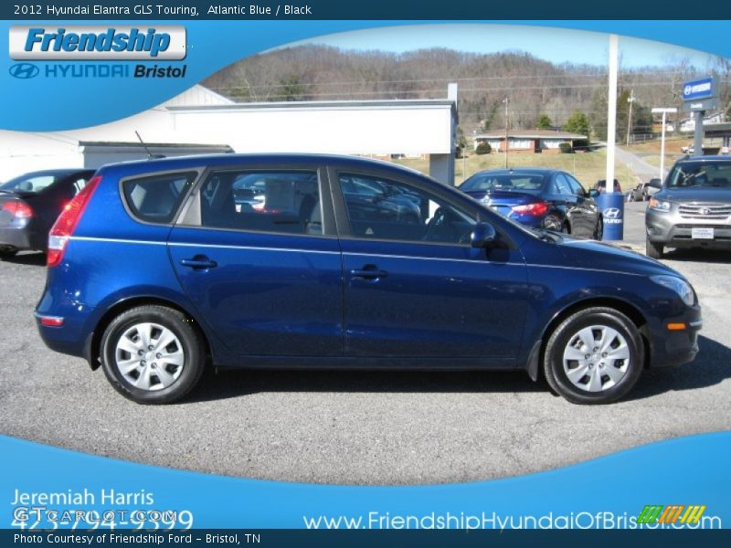 Atlantic Blue / Black 2012 Hyundai Elantra GLS Touring