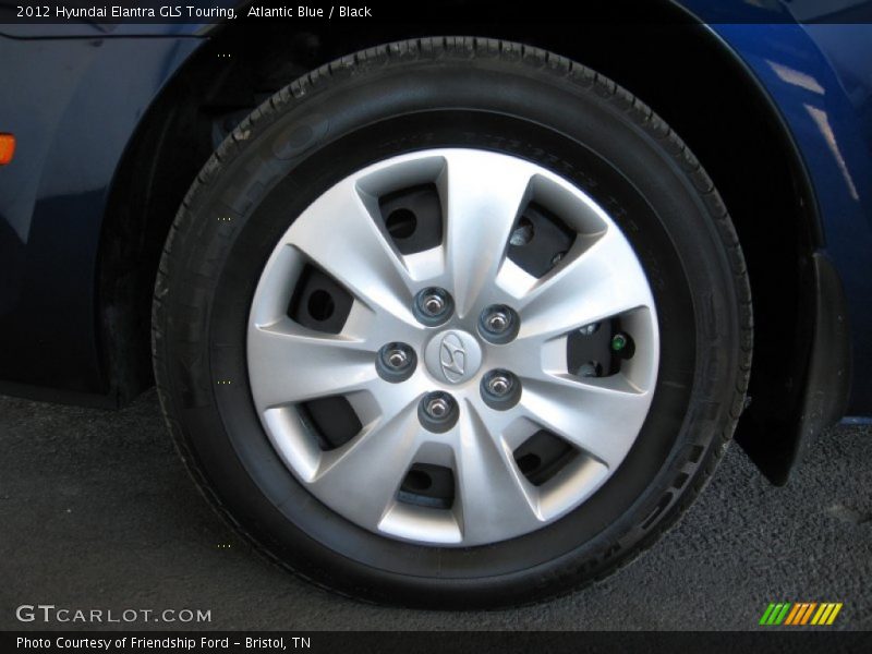 Atlantic Blue / Black 2012 Hyundai Elantra GLS Touring