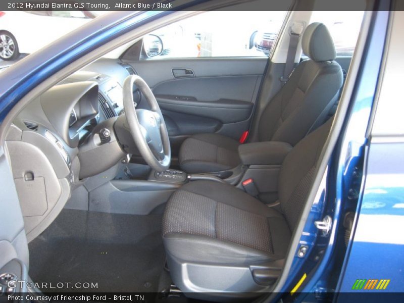 Atlantic Blue / Black 2012 Hyundai Elantra GLS Touring