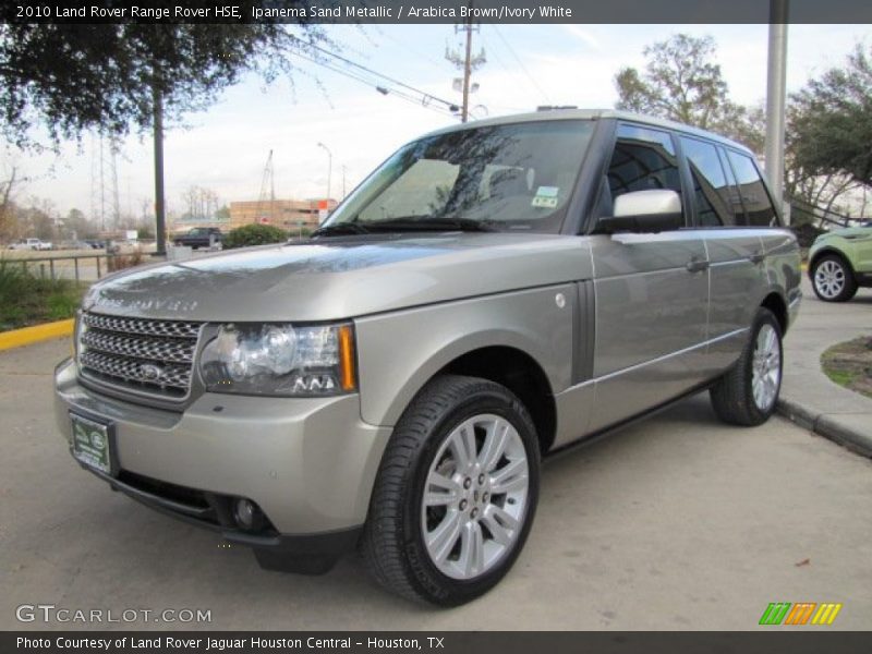 Ipanema Sand Metallic / Arabica Brown/Ivory White 2010 Land Rover Range Rover HSE