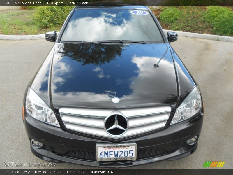 Black / Black 2010 Mercedes-Benz C 300 Sport