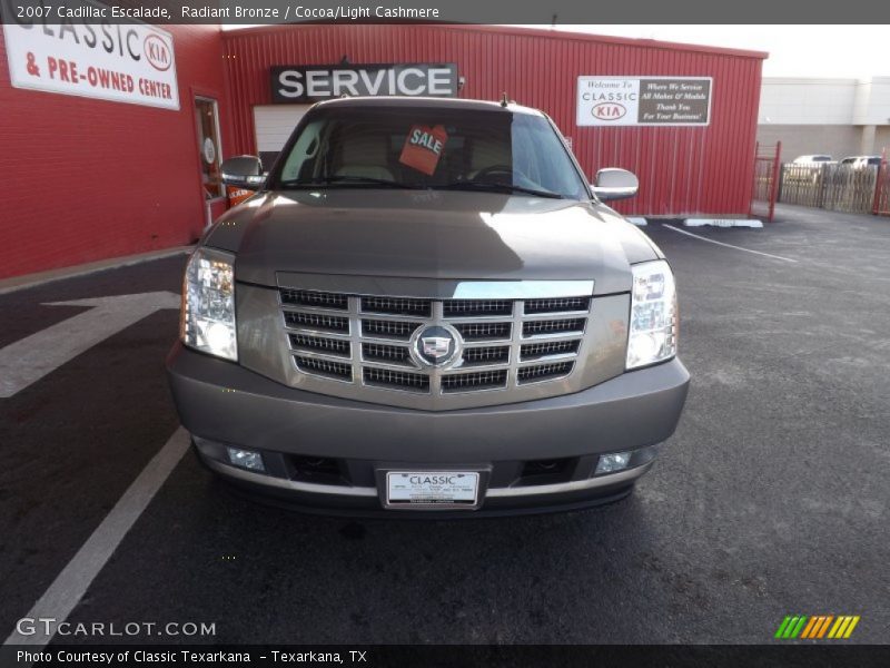 Radiant Bronze / Cocoa/Light Cashmere 2007 Cadillac Escalade