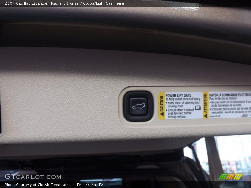 Radiant Bronze / Cocoa/Light Cashmere 2007 Cadillac Escalade