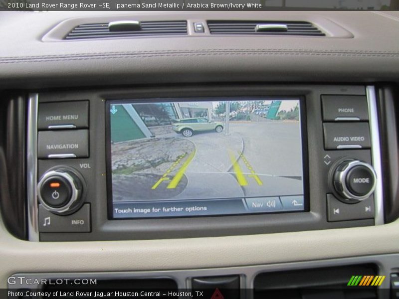 Ipanema Sand Metallic / Arabica Brown/Ivory White 2010 Land Rover Range Rover HSE