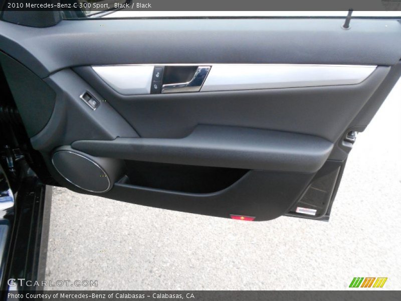 Black / Black 2010 Mercedes-Benz C 300 Sport