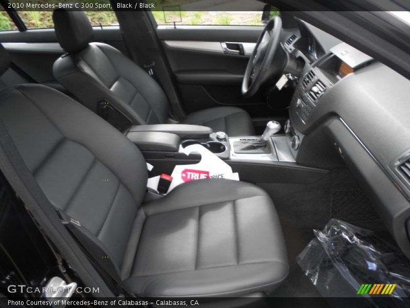 Black / Black 2010 Mercedes-Benz C 300 Sport