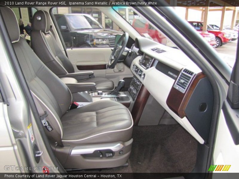 Ipanema Sand Metallic / Arabica Brown/Ivory White 2010 Land Rover Range Rover HSE