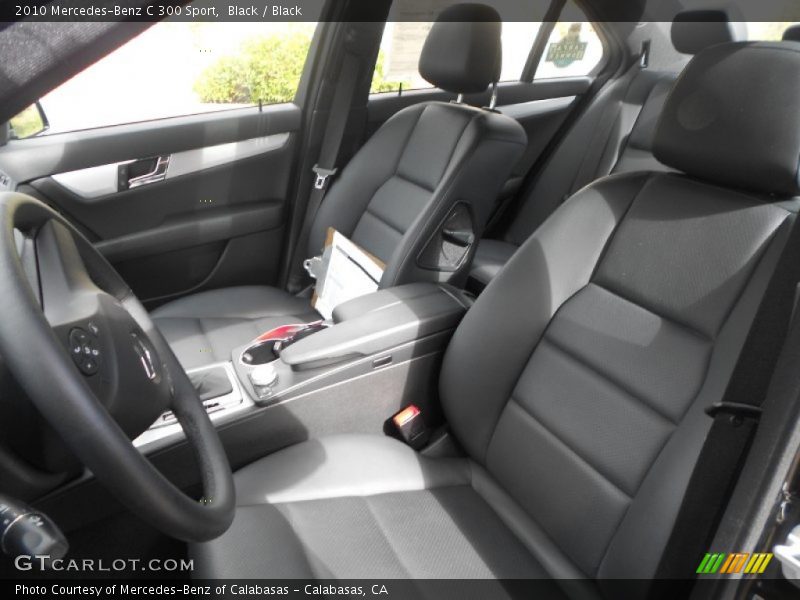 Black / Black 2010 Mercedes-Benz C 300 Sport
