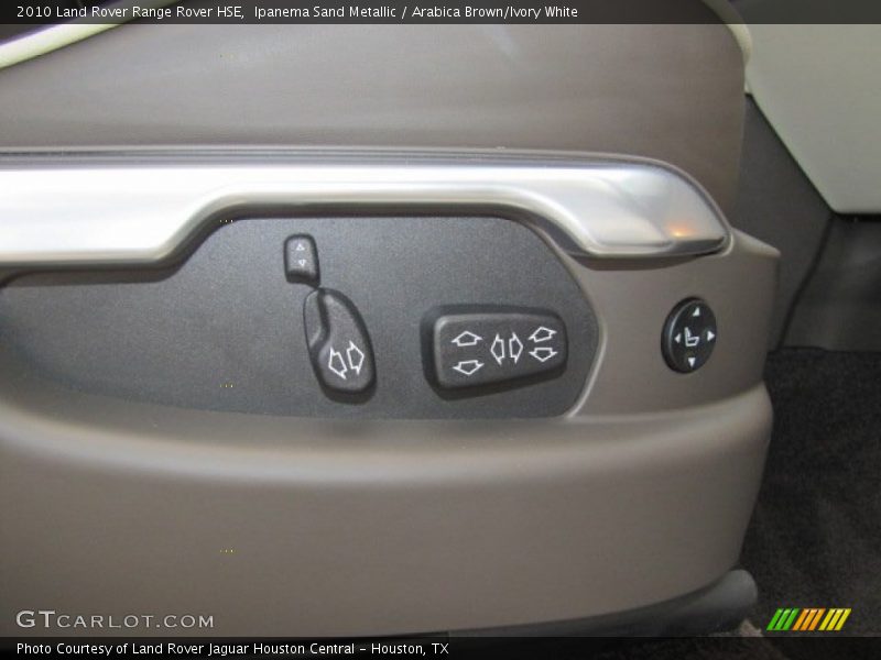 Ipanema Sand Metallic / Arabica Brown/Ivory White 2010 Land Rover Range Rover HSE
