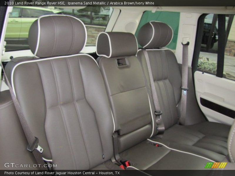 Ipanema Sand Metallic / Arabica Brown/Ivory White 2010 Land Rover Range Rover HSE