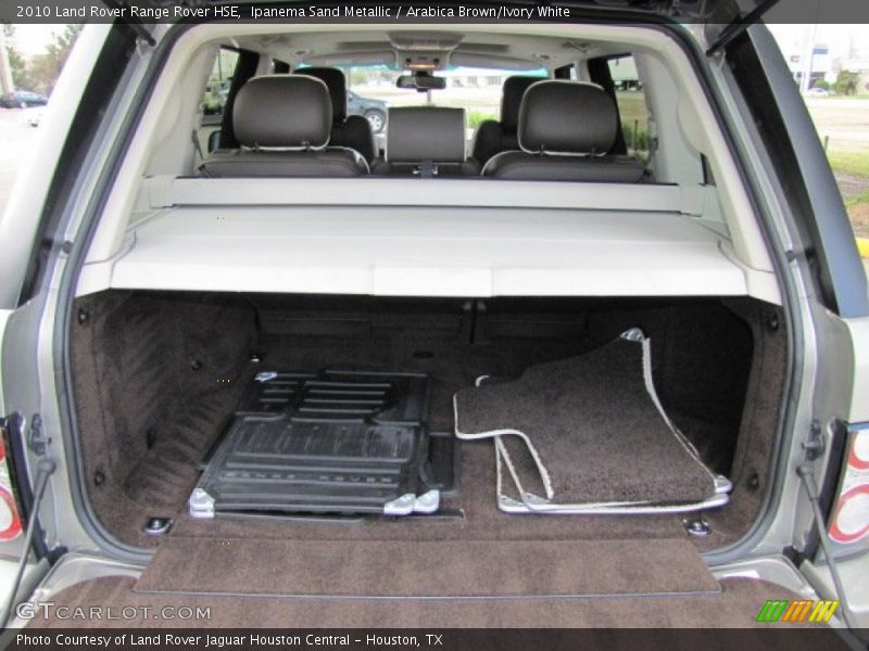 Ipanema Sand Metallic / Arabica Brown/Ivory White 2010 Land Rover Range Rover HSE