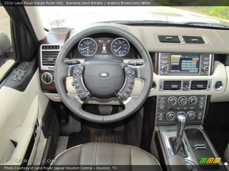 Ipanema Sand Metallic / Arabica Brown/Ivory White 2010 Land Rover Range Rover HSE