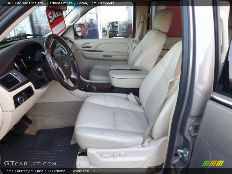 Radiant Bronze / Cocoa/Light Cashmere 2007 Cadillac Escalade