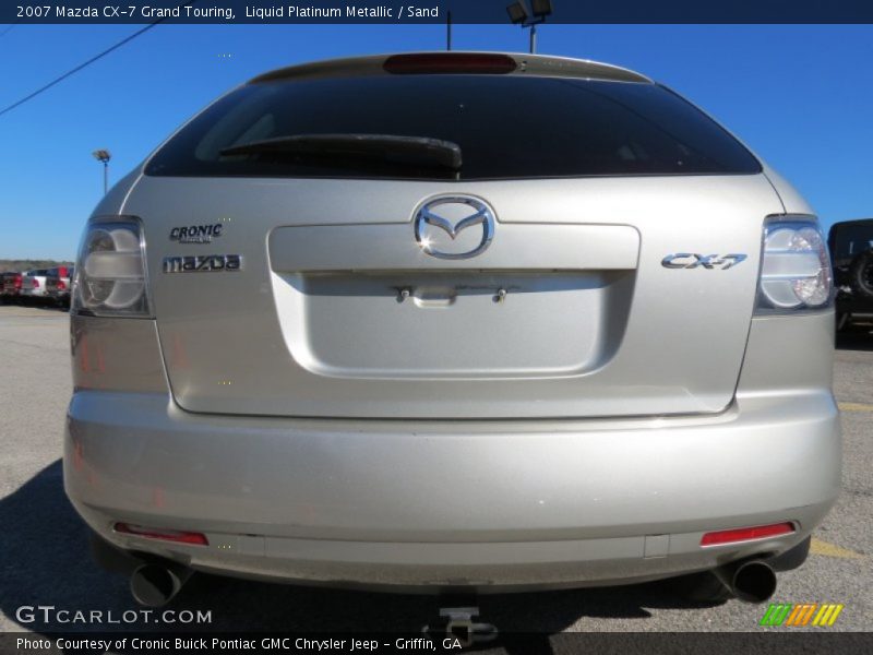 Liquid Platinum Metallic / Sand 2007 Mazda CX-7 Grand Touring