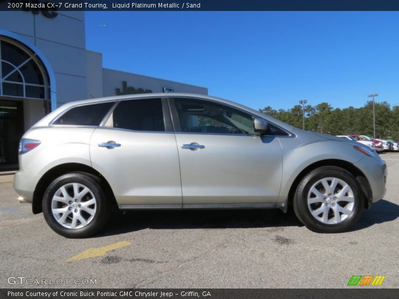 Liquid Platinum Metallic / Sand 2007 Mazda CX-7 Grand Touring