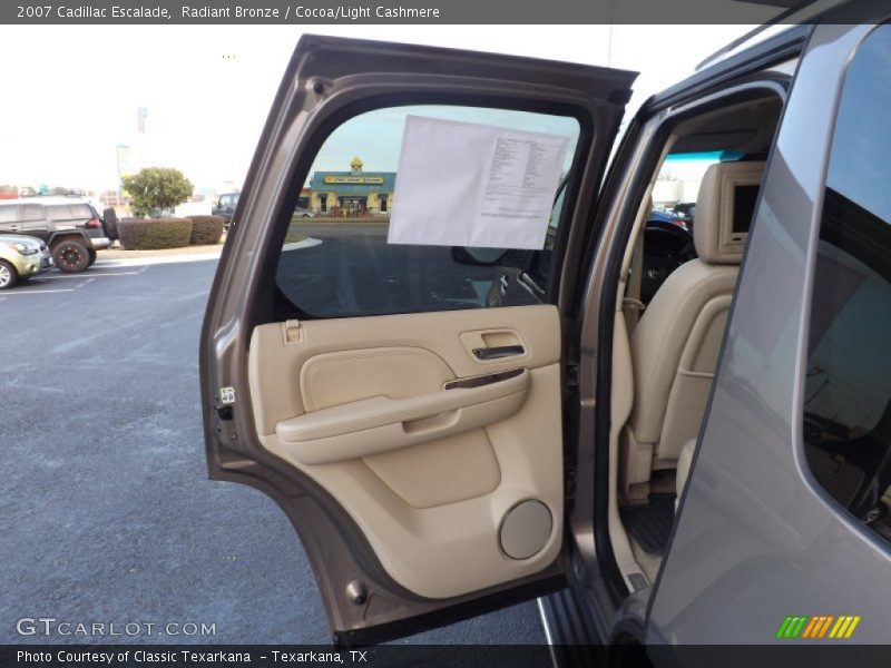 Radiant Bronze / Cocoa/Light Cashmere 2007 Cadillac Escalade