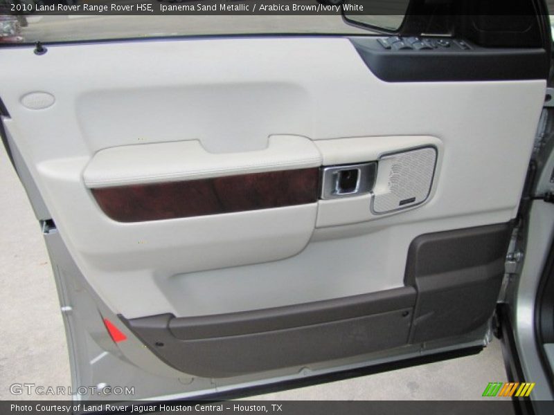Ipanema Sand Metallic / Arabica Brown/Ivory White 2010 Land Rover Range Rover HSE