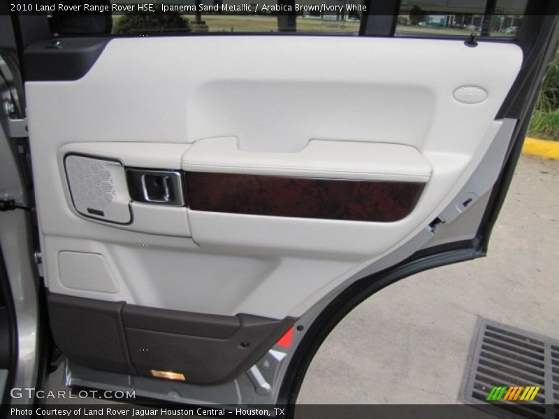 Ipanema Sand Metallic / Arabica Brown/Ivory White 2010 Land Rover Range Rover HSE