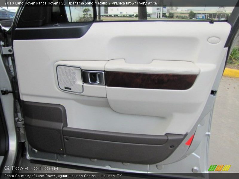 Ipanema Sand Metallic / Arabica Brown/Ivory White 2010 Land Rover Range Rover HSE