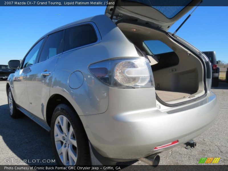 Liquid Platinum Metallic / Sand 2007 Mazda CX-7 Grand Touring