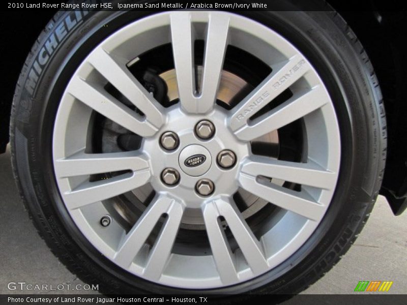 Ipanema Sand Metallic / Arabica Brown/Ivory White 2010 Land Rover Range Rover HSE