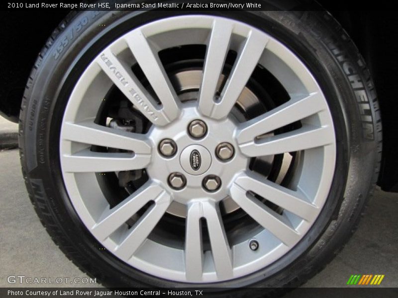 Ipanema Sand Metallic / Arabica Brown/Ivory White 2010 Land Rover Range Rover HSE