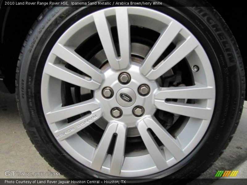 Ipanema Sand Metallic / Arabica Brown/Ivory White 2010 Land Rover Range Rover HSE