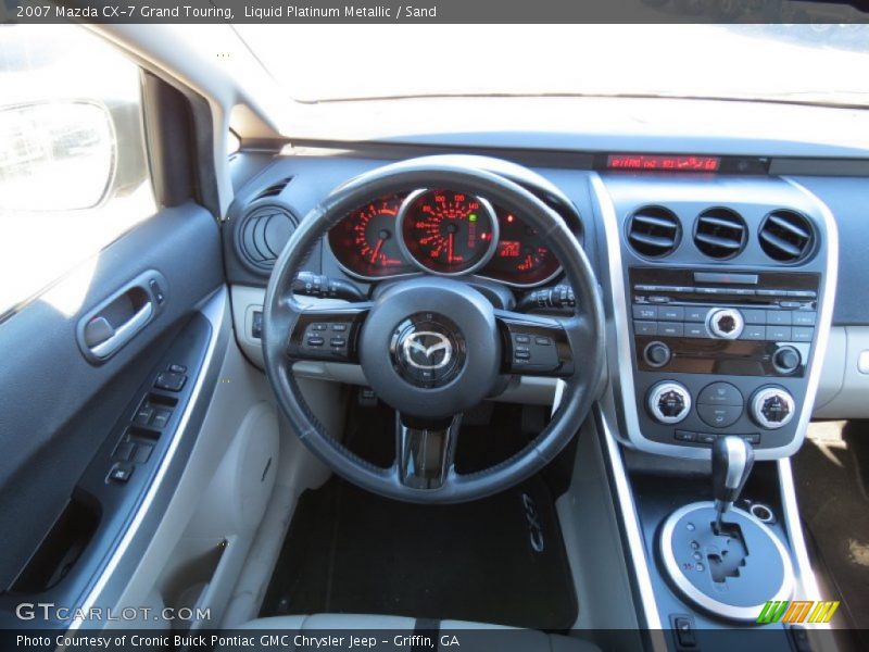 Liquid Platinum Metallic / Sand 2007 Mazda CX-7 Grand Touring