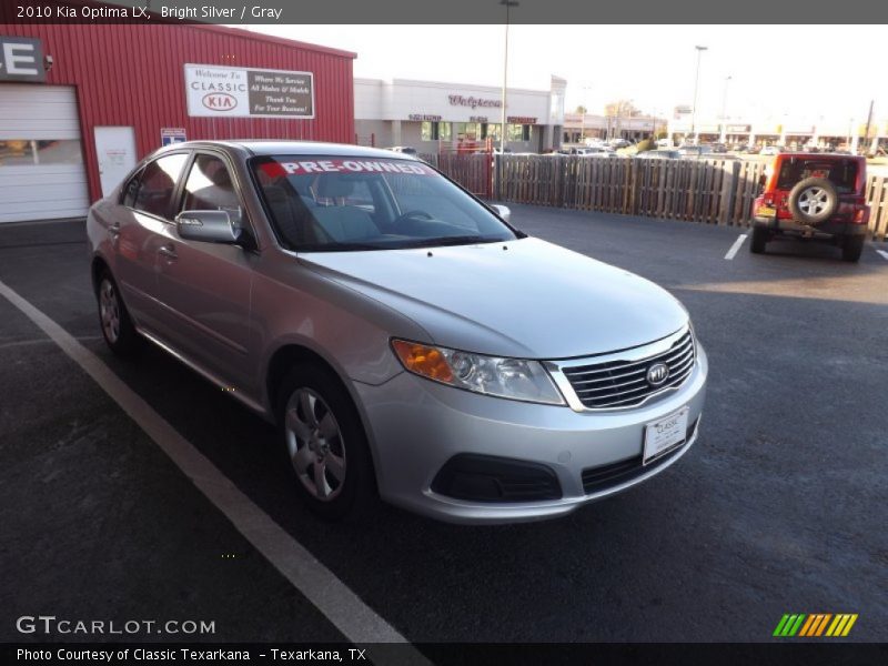 Bright Silver / Gray 2010 Kia Optima LX