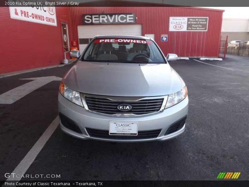 Bright Silver / Gray 2010 Kia Optima LX