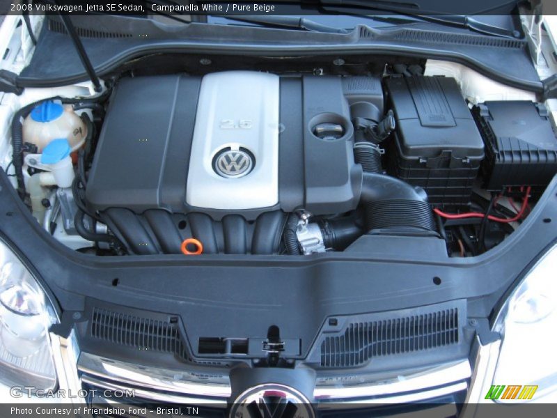 Campanella White / Pure Beige 2008 Volkswagen Jetta SE Sedan