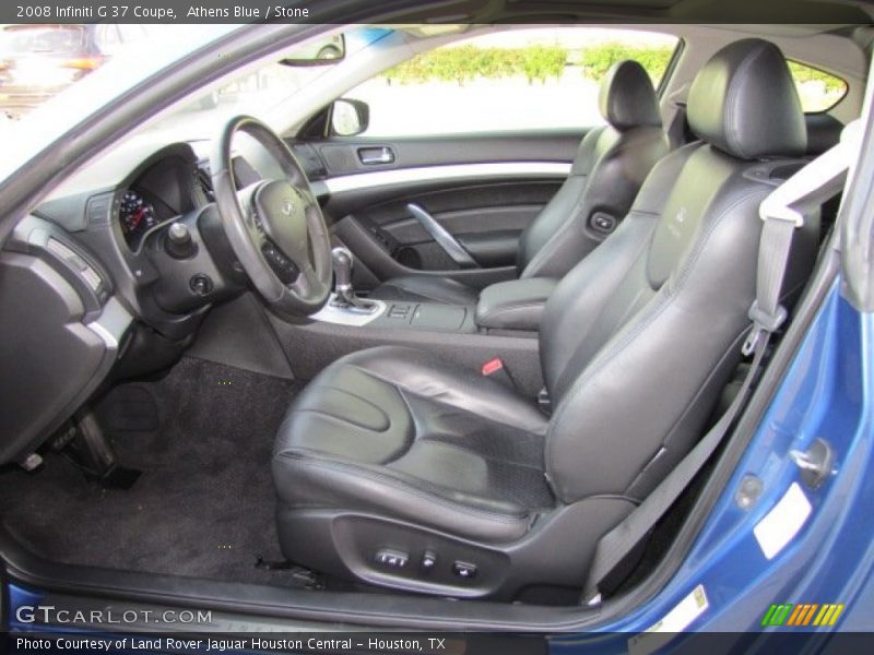 Athens Blue / Stone 2008 Infiniti G 37 Coupe