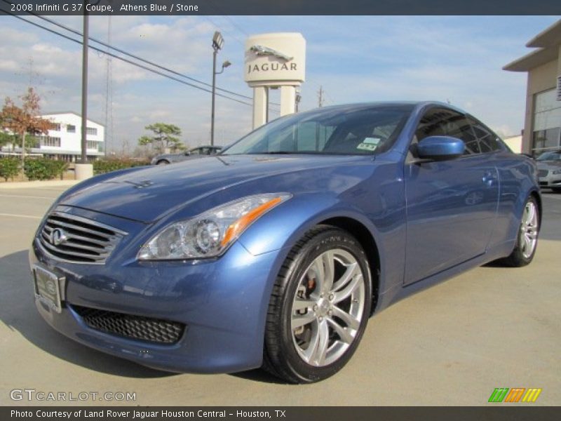Athens Blue / Stone 2008 Infiniti G 37 Coupe