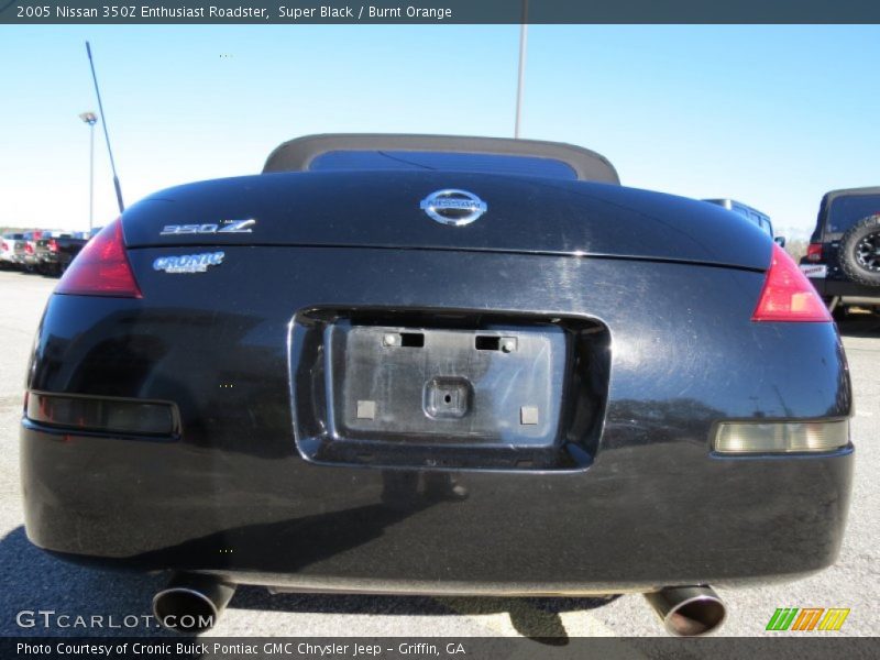 Super Black / Burnt Orange 2005 Nissan 350Z Enthusiast Roadster