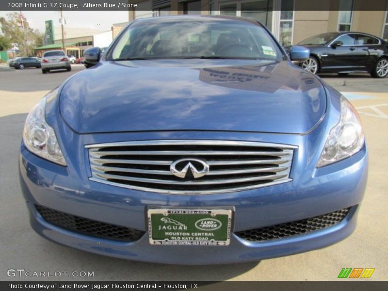 Athens Blue / Stone 2008 Infiniti G 37 Coupe