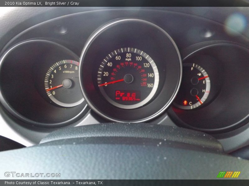 Bright Silver / Gray 2010 Kia Optima LX