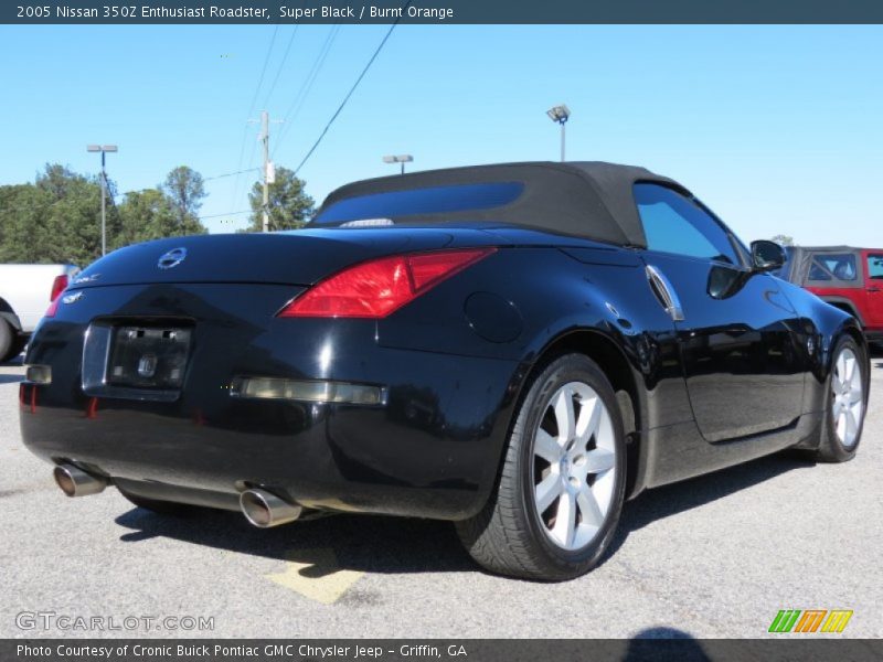 Super Black / Burnt Orange 2005 Nissan 350Z Enthusiast Roadster