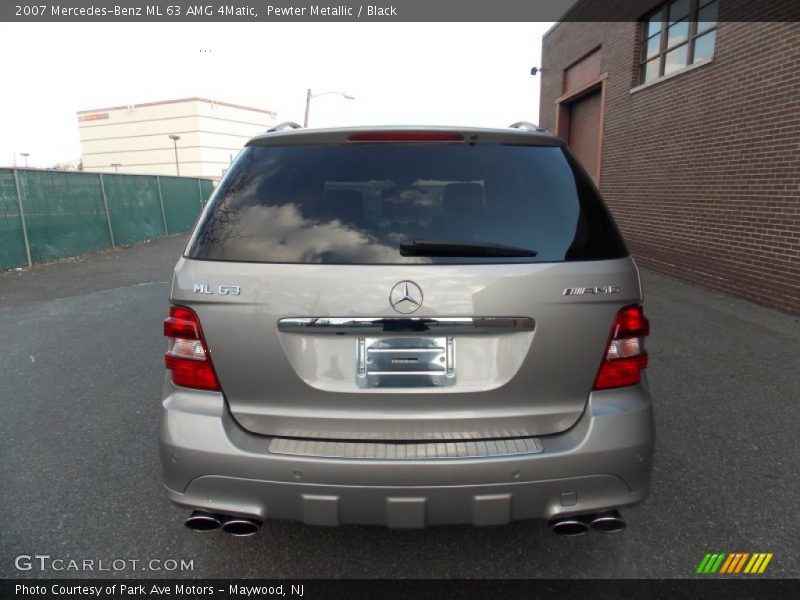 Pewter Metallic / Black 2007 Mercedes-Benz ML 63 AMG 4Matic