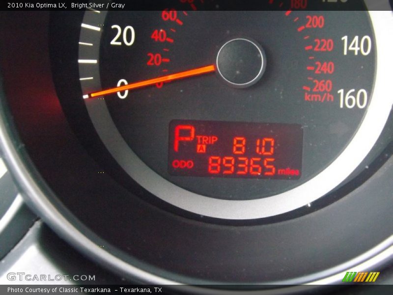 Bright Silver / Gray 2010 Kia Optima LX