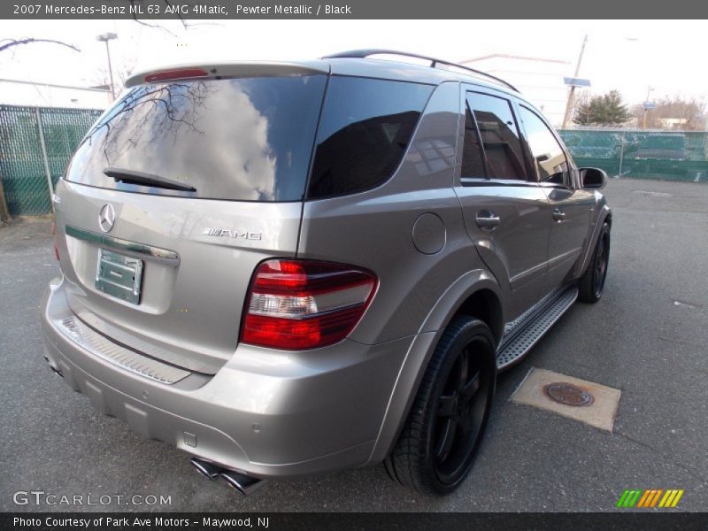 Pewter Metallic / Black 2007 Mercedes-Benz ML 63 AMG 4Matic