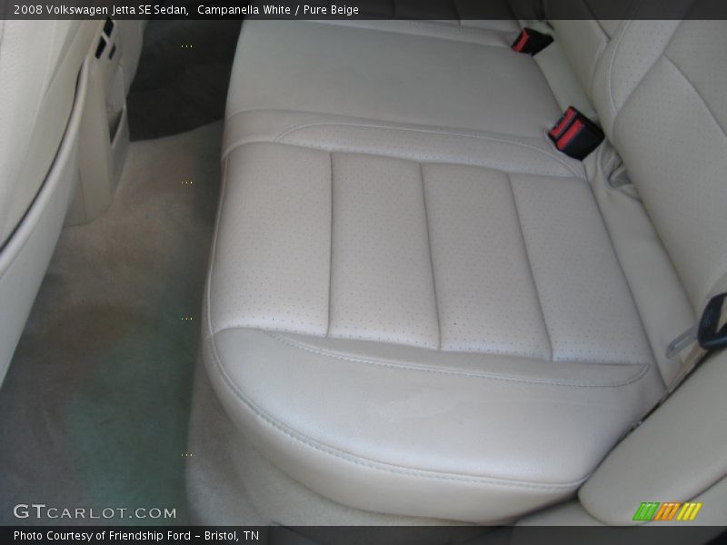 Campanella White / Pure Beige 2008 Volkswagen Jetta SE Sedan