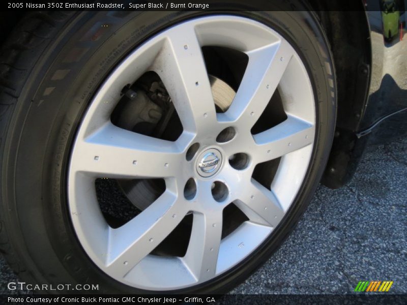 Super Black / Burnt Orange 2005 Nissan 350Z Enthusiast Roadster