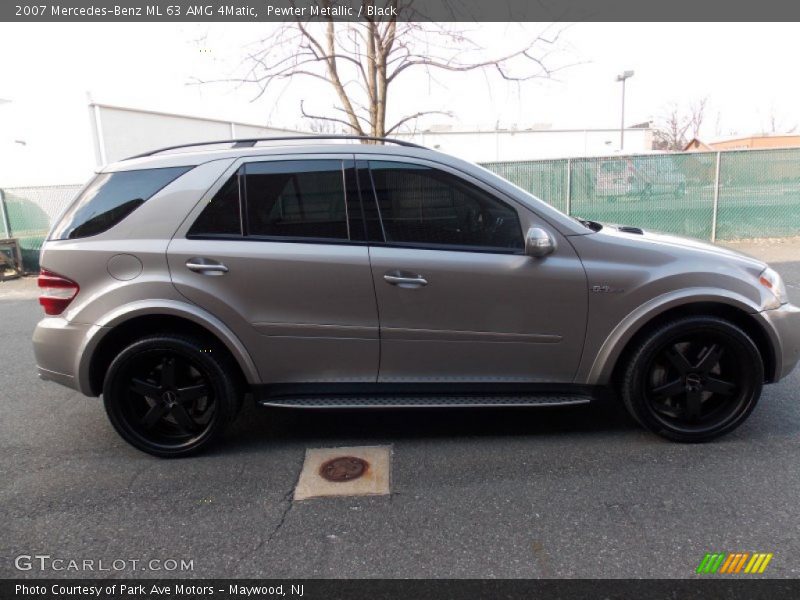 Pewter Metallic / Black 2007 Mercedes-Benz ML 63 AMG 4Matic
